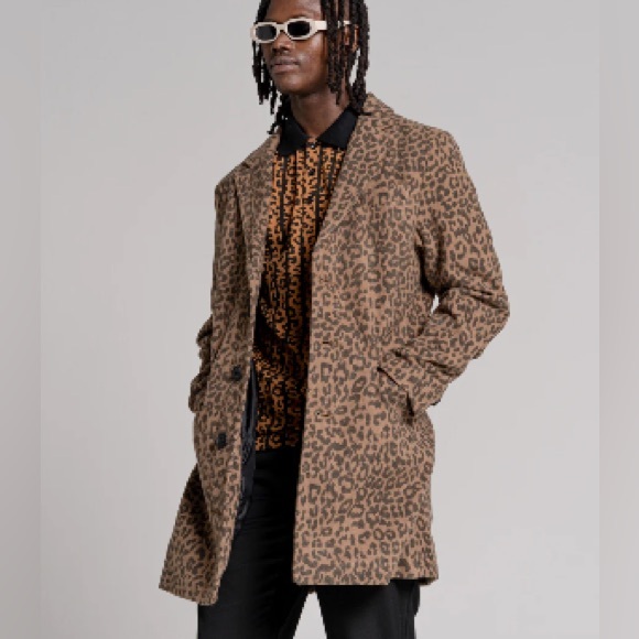 D/Struct UNISEX LEOPARD PRINT COAT | LEOPARD PRINT - Picture 3 of 6